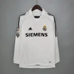 Camiseta Clásica Real Madrid Manga Larga 2005-06 - Fútbol Club Vintage