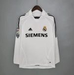 Camiseta Clásica Real Madrid Manga Larga 2005-06 - Fútbol Club Vintage