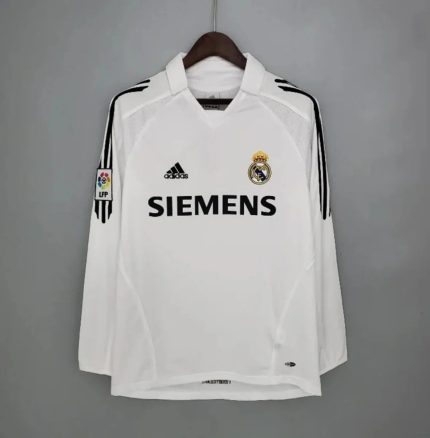 Camiseta Clásica Real Madrid Manga Larga 2005-06 - Fútbol Club Vintage