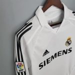 Camiseta Clásica Real Madrid Manga Larga 2005-06 - Fútbol Club Vintage