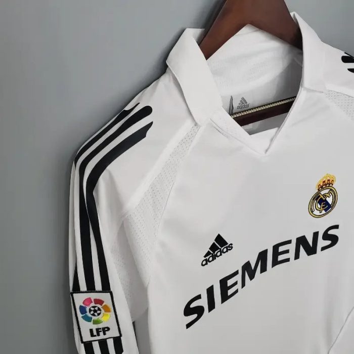 Camiseta Clásica Real Madrid Manga Larga 2005-06 - Fútbol Club Vintage
