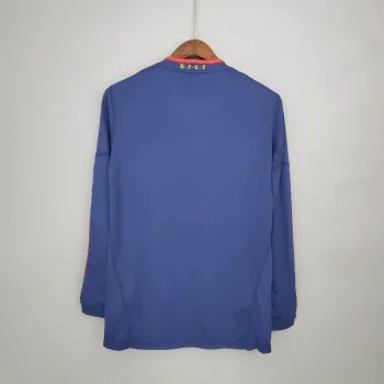 Camiseta Retro España Visitante Manga Larga 2010 - Fútbol Club Vintage