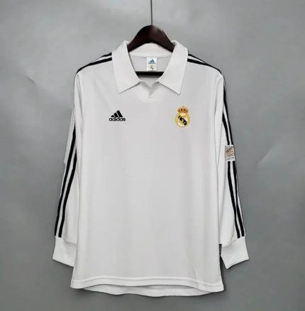 Camiseta Clásica Real Madrid Manga Larga 2002-03 - Fútbol Club Vintage