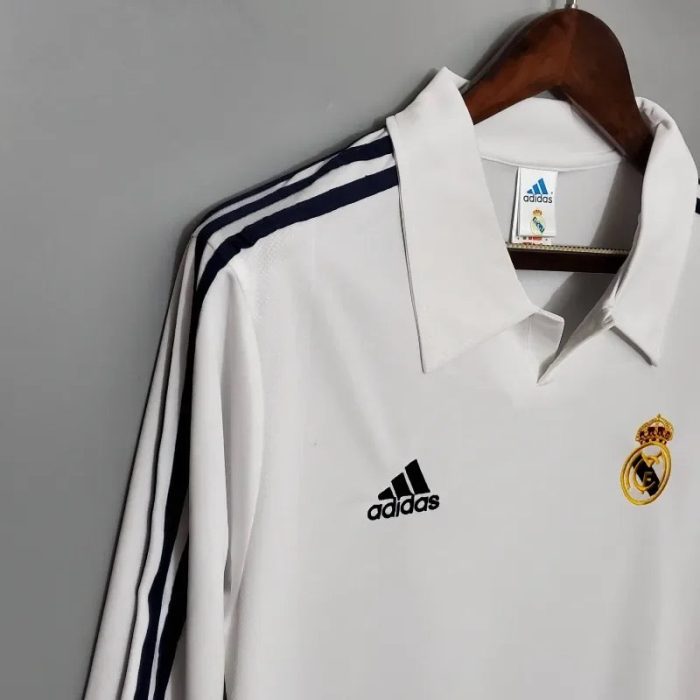 Camiseta Clásica Real Madrid Manga Larga 2002-03 - Fútbol Club Vintage