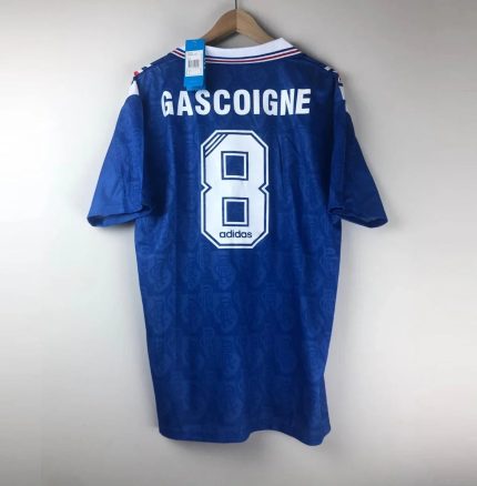 Camiseta Retro Gascoigne Rangers FC 1996-97 - Fútbol Club Vintage