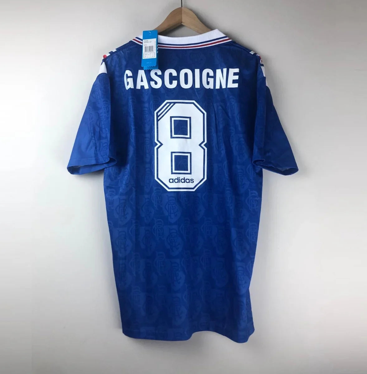 Camiseta Retro Gascoigne Rangers FC 1996-97 - Fútbol Club Vintage