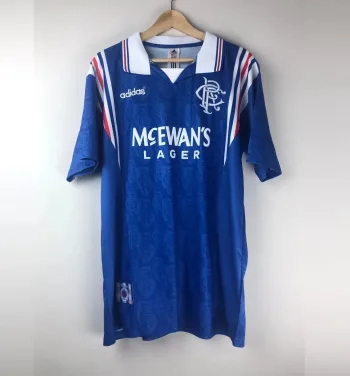 Camiseta Retro Gascoigne Rangers FC 1996-97 - Fútbol Club Vintage