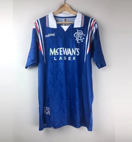 Camiseta Retro Gascoigne Rangers FC 1996-97 - Fútbol Club Vintage