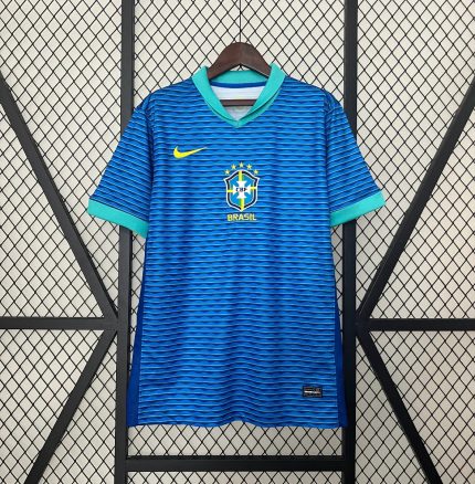 Camiseta Retro Brasil Visitante 2024 - Fútbol Club Vintage