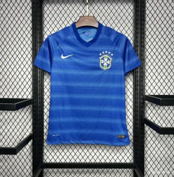 Camsieta Retro Brasil Visitante 2014 - Fútbol Club Vintage