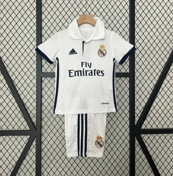 Retro Real Madrid Niños 2016-17 - Fútbol Club Vintage