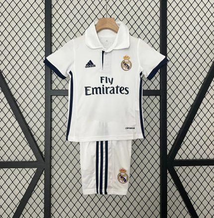Retro Real Madrid Niños 2016-17 - Fútbol Club Vintage