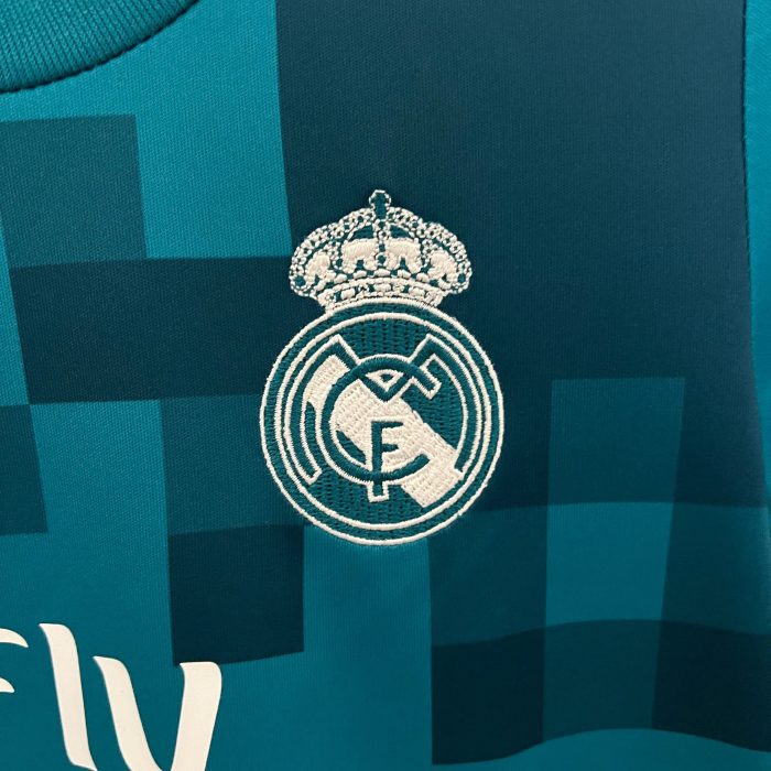 Retro Real Madrid Visitante 3ª Niños 2017-18 - Fútbol Club Vintage