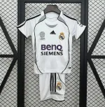 Retro Real Madrid Niños 2006-07 - Fútbol Club Vintage