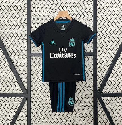 Retro Real Madrid Visitante Niños 2017-18 - Fútbol Club Vintage