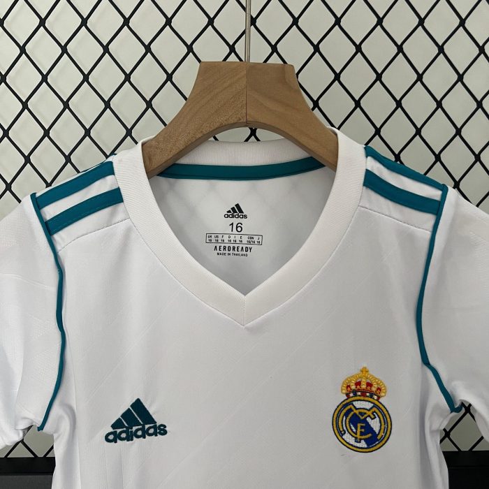 Retro Real Madrid Niños 2017-18 - Fútbol Club Vintage