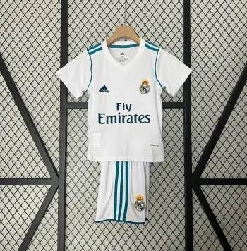 Retro Real Madrid Niños 2017-18 - Fútbol Club Vintage
