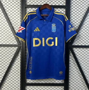 Camiseta Real Oviedo 2025-26 - Fútbol Club Vintage