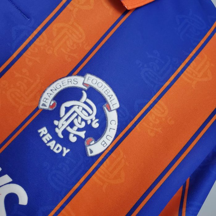 Camiseta Retro Rangers FC Visitante 1993 - Fútbol Club Vintage