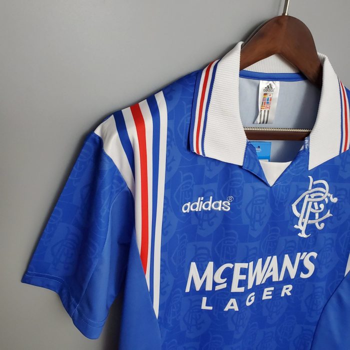 Camiseta Retro Rangers FC 1996-97 - Fútbol Club Vintage