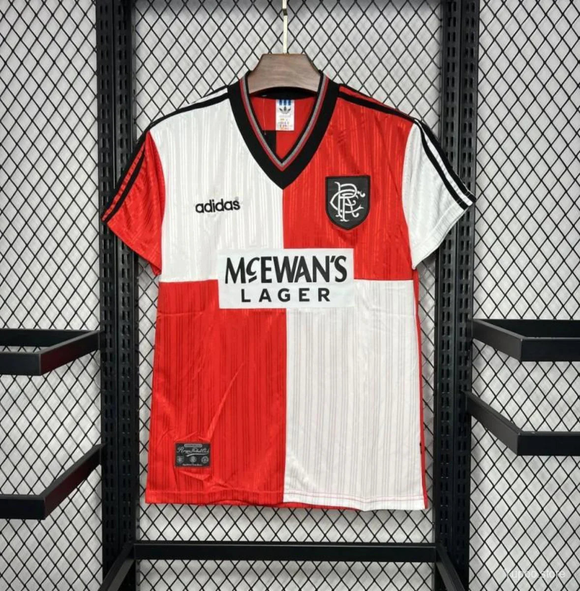 Camiseta Retro Rangers FC Visitante 1995-96 - Fútbol Club Vintage
