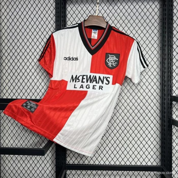 Camiseta Retro Rangers FC Visitante 1995-96 - Fútbol Club Vintage