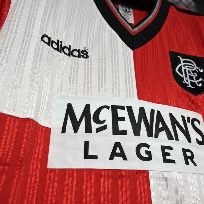Camiseta Retro Rangers FC Visitante 1995-96 - Fútbol Club Vintage