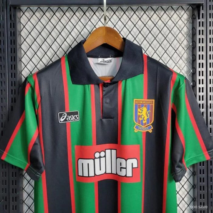 Camiseta Retro Aston Villa Visitante 1993-95 - Fútbol Club Vintage