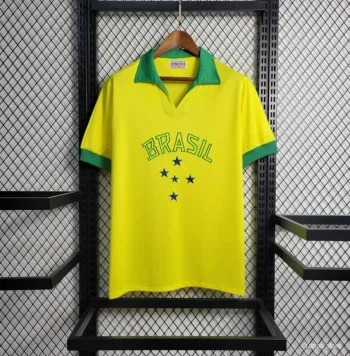 Camiseta Retro Brasil 1958 - Fútbol Club Vintage
