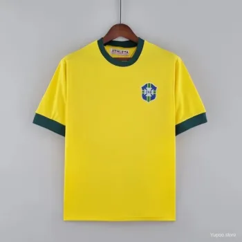 Camiseta Retro Brasil 1970 - Fútbol Club Vintage