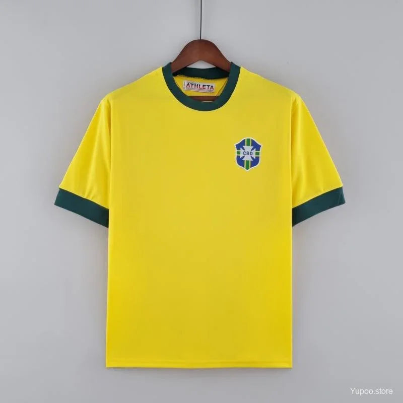 Camiseta Retro Brasil 1970 - Fútbol Club Vintage