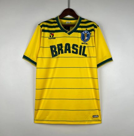 Camiseta Retro Brasil 1984 - Fútbol Club Vintage