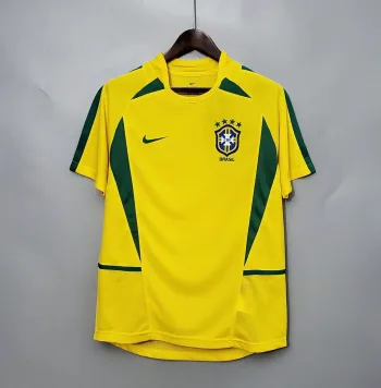 Camiseta Retro Brasil 2002 - Fútbol Club Vintage