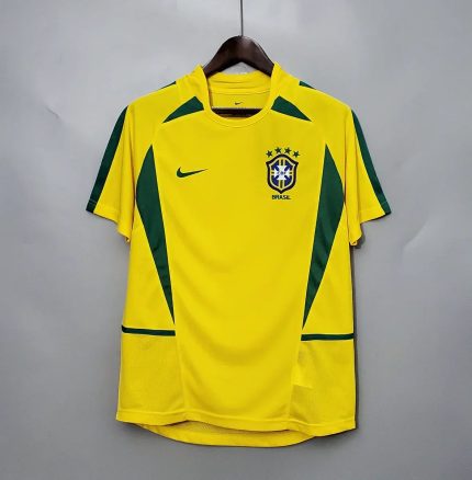 Camiseta Retro Brasil 2002 - Fútbol Club Vintage