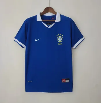Camiseta Retro Brasil Visitante 1997 - Fútbol Club Vintage