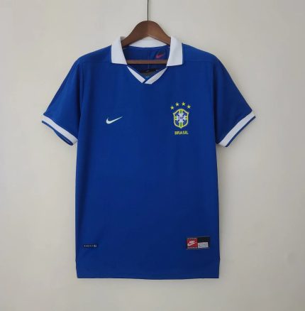 Camiseta Retro Brasil Visitante 1997 - Fútbol Club Vintage