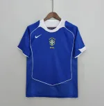 Camiseta Retro Brasil Visitante 2004 - Fútbol Club Vintage
