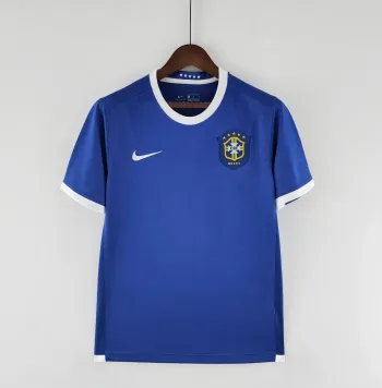 Camiseta Retro Brasil Visitante 2006 - Fútbol Club Vintage