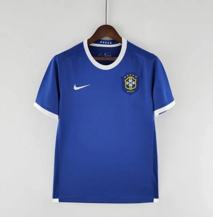 Camiseta Retro Brasil Visitante 2006 - Fútbol Club Vintage