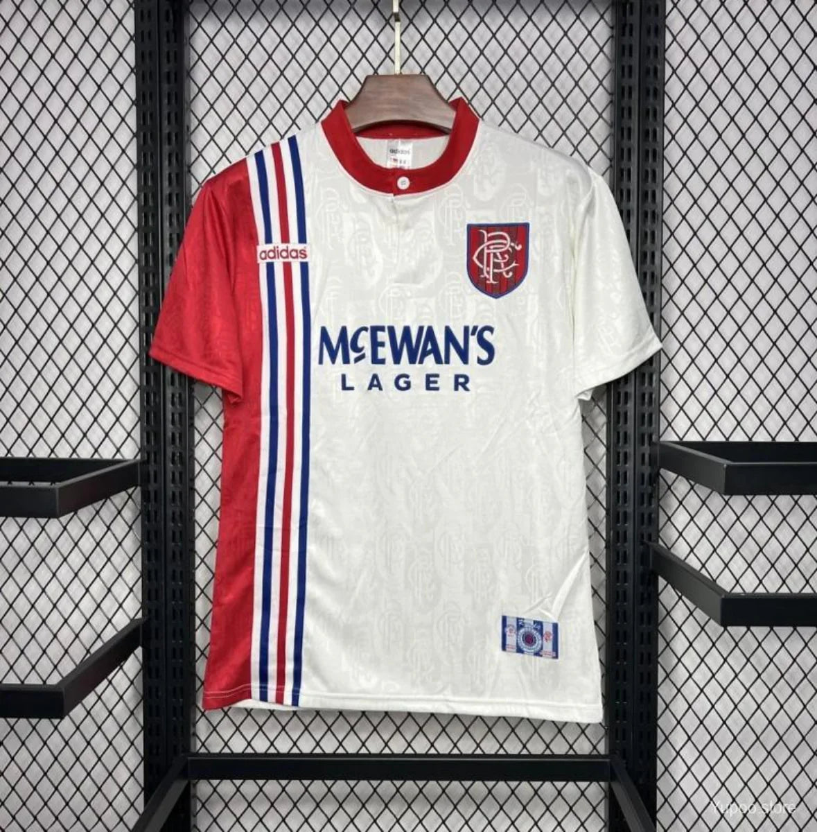 Camiseta Retro Rangers FC Visitante 1996-97 - Fútbol Club Vintage