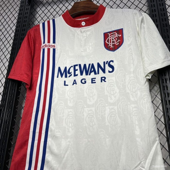 Camiseta Retro Rangers FC Visitante 1996-97 - Fútbol Club Vintage