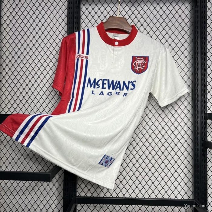 Camiseta Retro Rangers FC Visitante 1996-97 - Fútbol Club Vintage