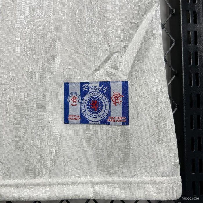 Camiseta Retro Rangers FC Visitante 1996-97 - Fútbol Club Vintage