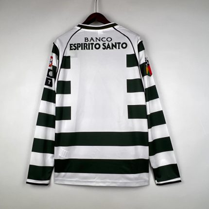 Camiseta Retro Sporting Club de Portugal Manga Larga 2001-03 - Fútbol Club Vintage