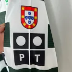 Camiseta Retro Sporting Club de Portugal Manga Larga 2001-03 - Fútbol Club Vintage