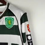 Camiseta Retro Sporting Club de Portugal Manga Larga 2001-03 - Fútbol Club Vintage