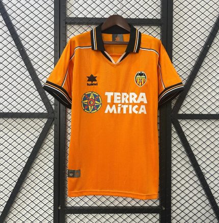 Camiseta Retro Valencia Visitante 1999-00 - Fútbol Club Vintage