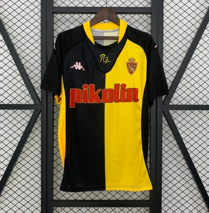 Camiseta Retro Real Zaragoza Visitante 2001-02 - Fútbol Club Vintage