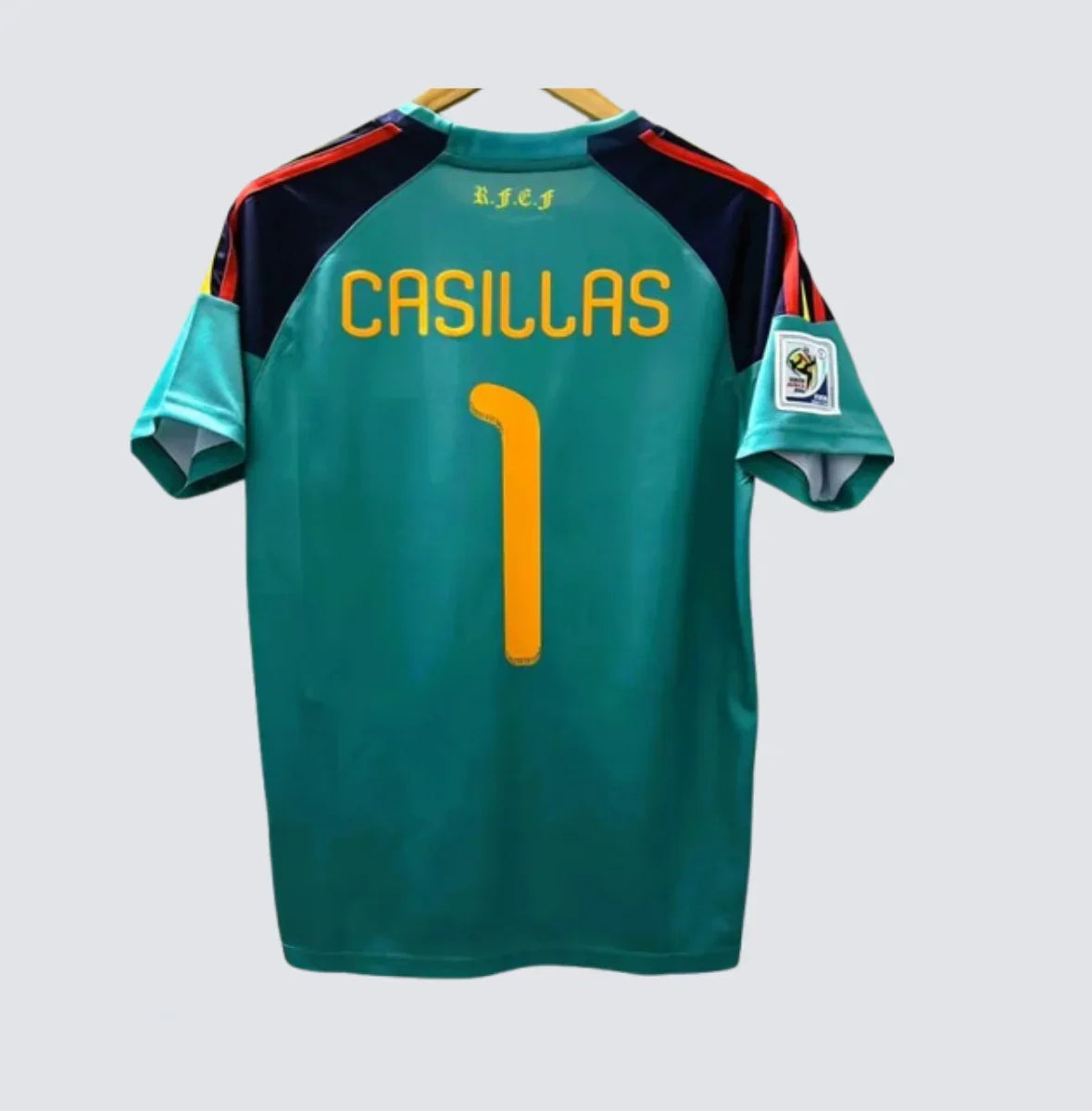 Camiseta Retro España Portero 2010-11 Casillas - Fútbol Club Vintage