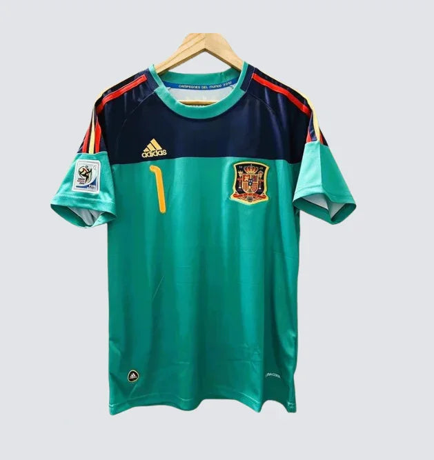 Camiseta Retro España Portero 2010-11 Casillas - Fútbol Club Vintage